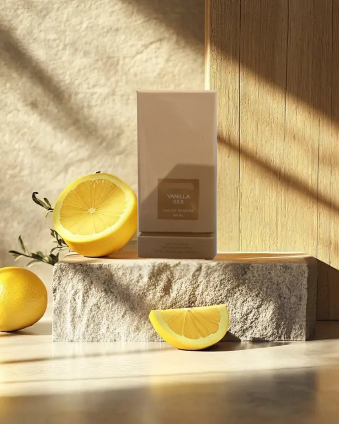 Vanilla Sex prabangus kvapusis vanduo su citrinų natomis, gaivus ir saldus aromatas.